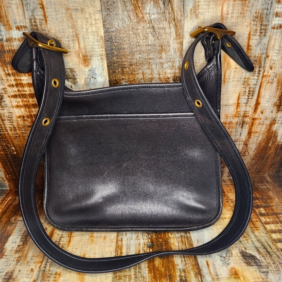 Coach Vintage Legacy Zip Black Handbag Shoulder Crossbody Purse Tote K2P-9966 - Picture 1 of 10